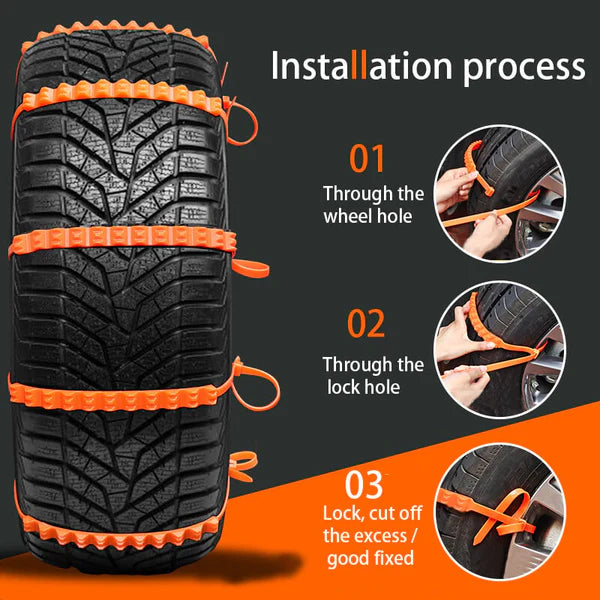 DrvrPix™ Durable Anti-Slide Chain For Car