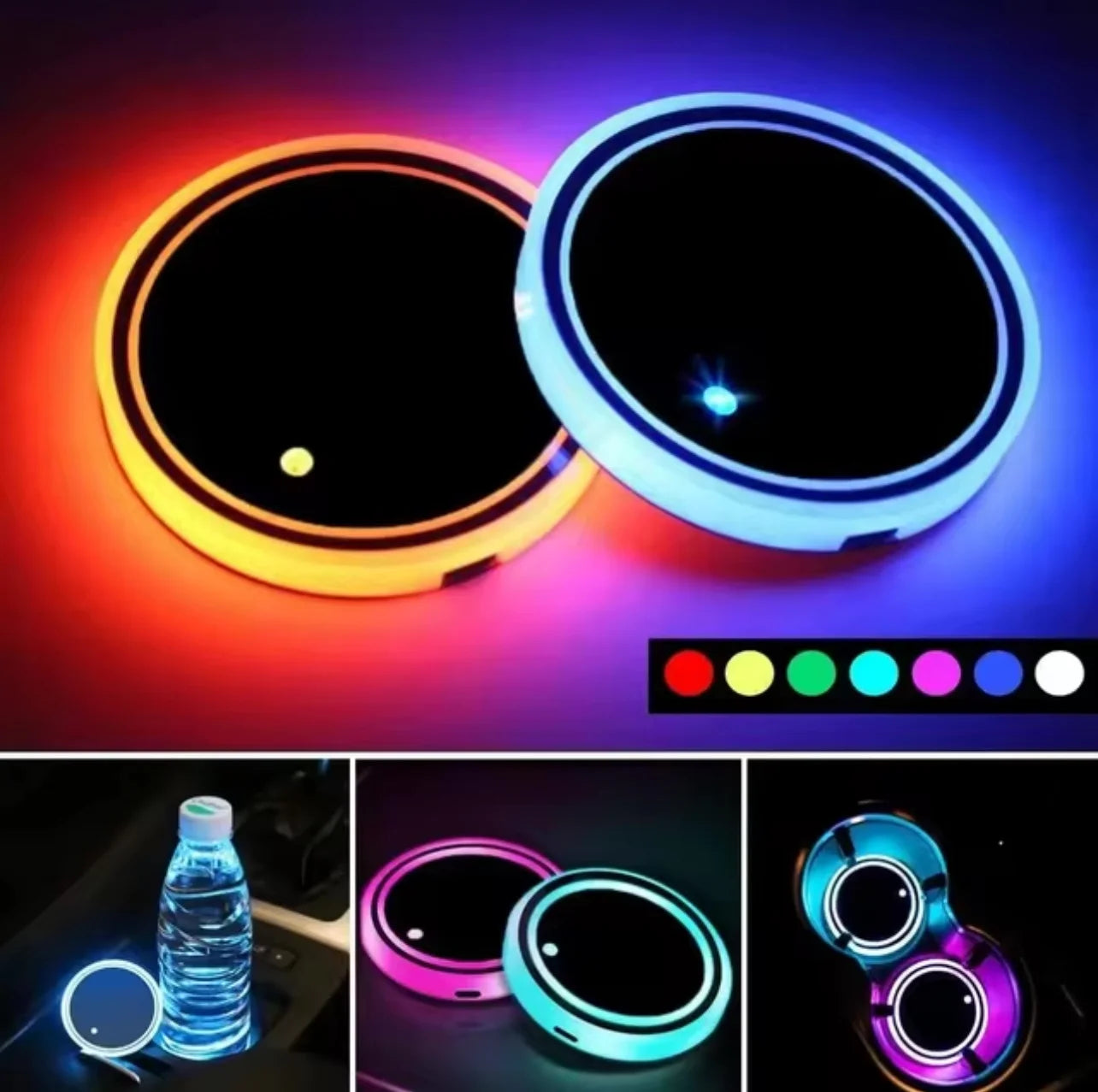 DrvrPix™ LED Cupholder Lights