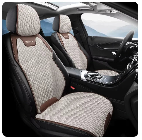 DrvrPix™ Luxury Wear-resistant Linen Car Seat Cover