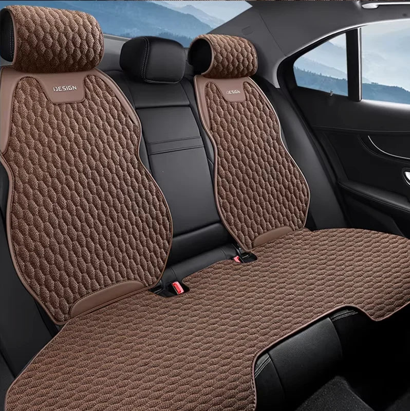 DrvrPix™ Luxury Wear-resistant Linen Car Seat Cover